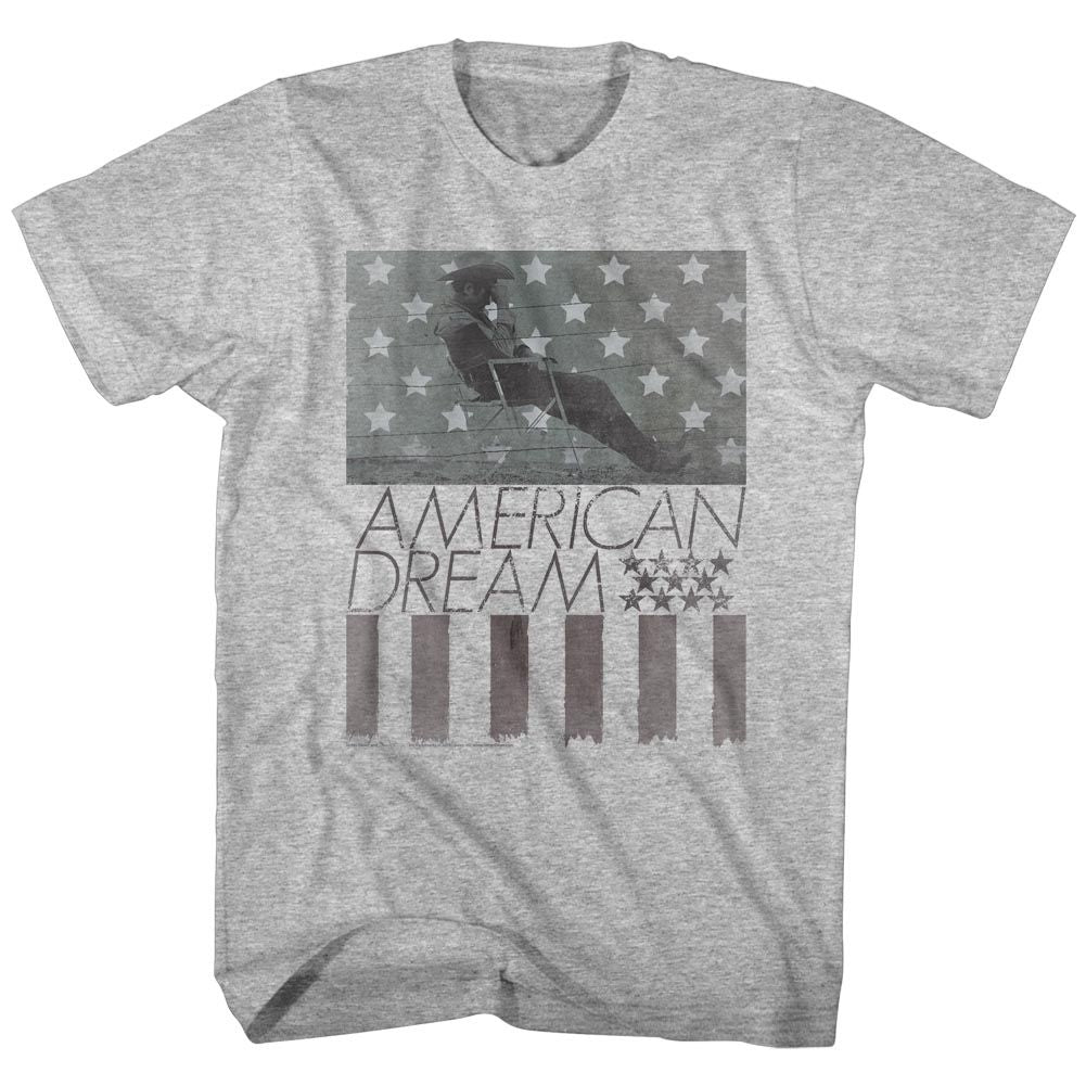 JAMES DEAN-WOO AMERICAN DREAM-GRAY HEATHER ADULT S/S TSHIRT