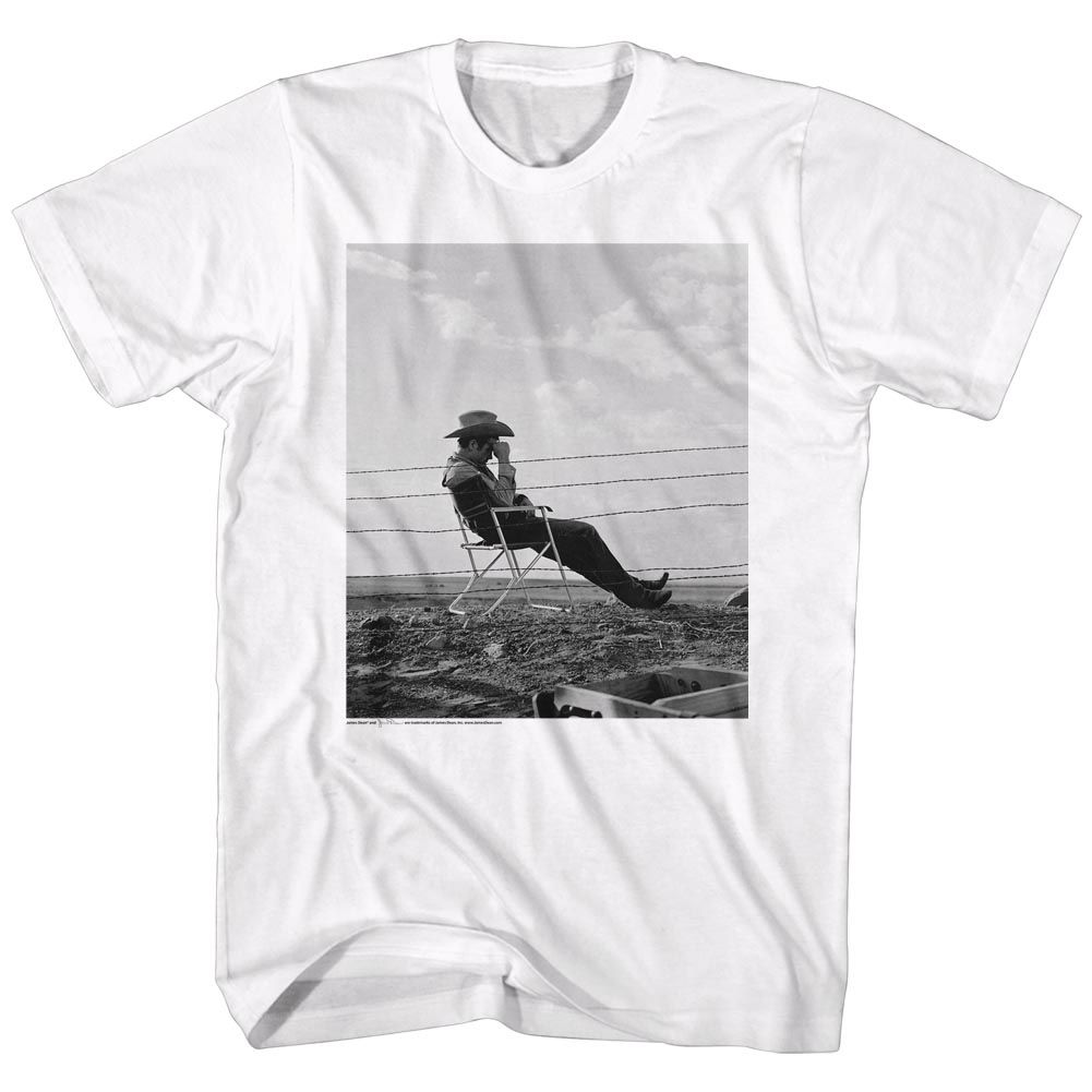 JAMES DEAN-OUT THERE-WHITE ADULT S/S TSHIRT