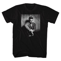 Thumbnail for JAMES DEAN-HES DARK N STUFF-BLACK ADULT S/S TSHIRT