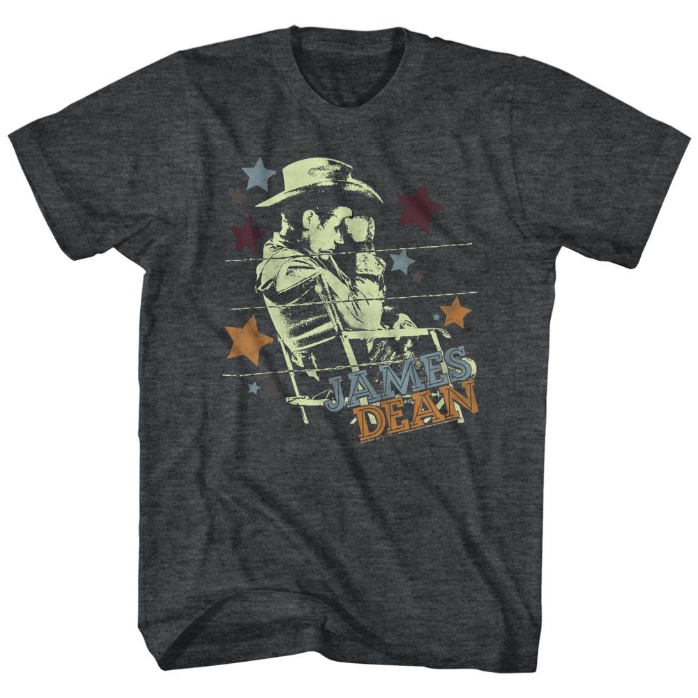 JAMES DEAN-COWBOY-BLACK ADULT S/S TSHIRT