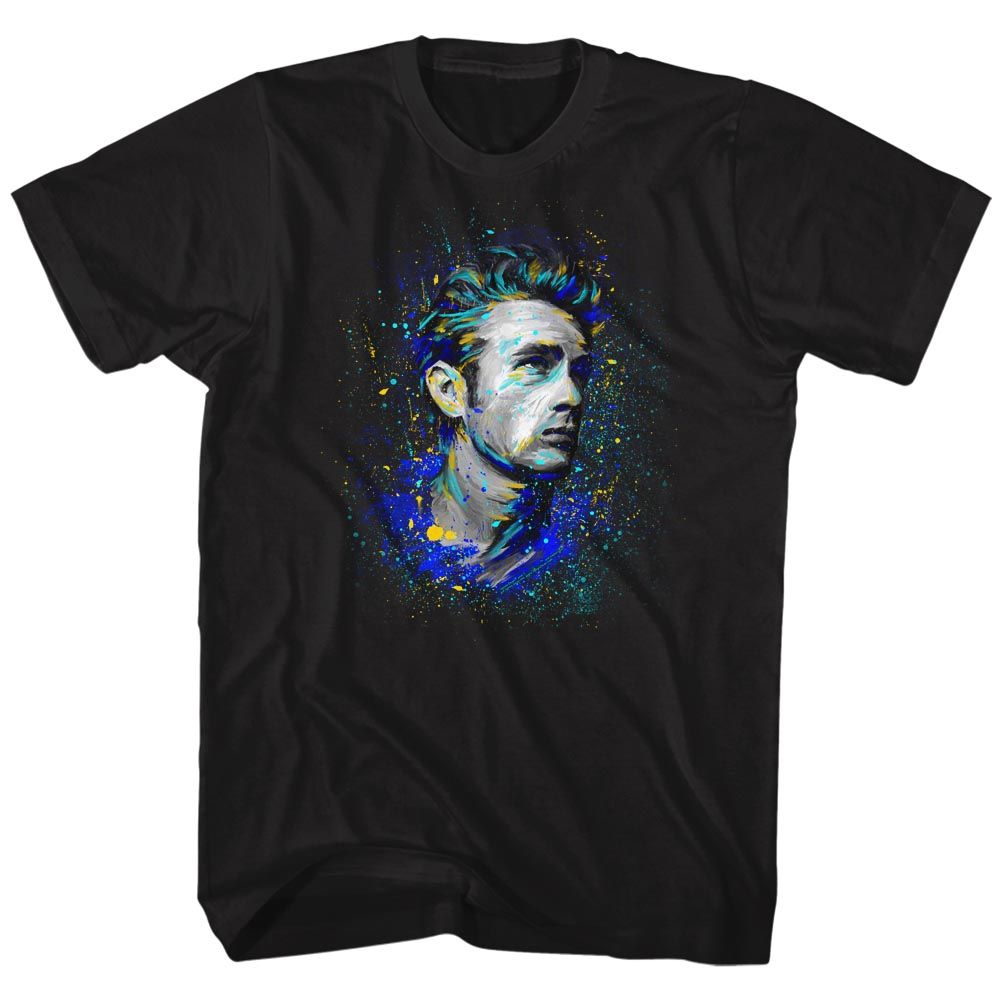 JAMES DEAN-FISHY-BLACK ADULT S/S TSHIRT