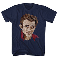 Thumbnail for JAMES DEAN-POLYGON JAMES-NAVY ADULT S/S TSHIRT