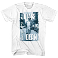 Thumbnail for JAMES DEAN-JAMES DEAN 55-WHITE ADULT S/S TSHIRT