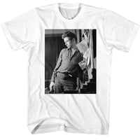 Thumbnail for JAMES DEAN-COOL LEAN-WHITE ADULT S/S TSHIRT