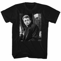 Thumbnail for JAMES DEAN-SLOUCH-BLACK ADULT S/S TSHIRT