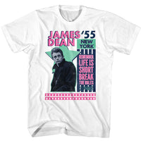 Thumbnail for JAMES DEAN-JAMES DEAN STARS-WHITE ADULT S/S TSHIRT