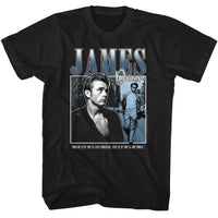 Thumbnail for JAMES DEAN-JAMES DEAN SQUARE-BLACK ADULT S/S TSHIRT