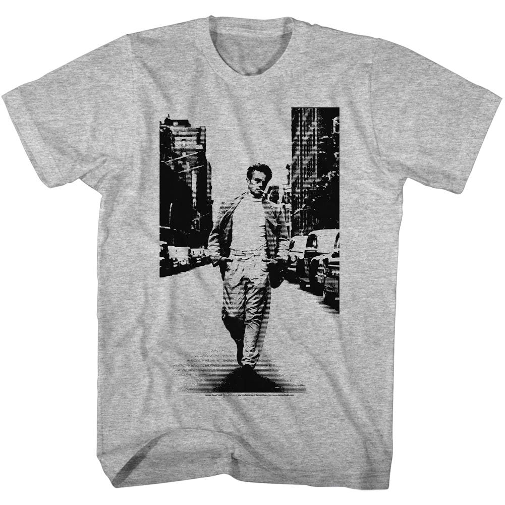 JAMES DEAN-STREET WALKER-GRAPHITE HEATHER ADULT S/S TSHIRT