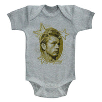 Thumbnail for JAMES DEAN-STAR DEAN-GRAY HEATHER INFANT S/S BODYSUIT