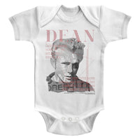Thumbnail for JAMES DEAN-FADED DEAN-WHITE INFANT S/S BODYSUIT