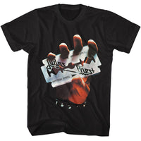 Thumbnail for JUDAS PRIEST-JUDAS PRIEST BRITISH STEEL-BLACK ADULT S/S TSHIRT