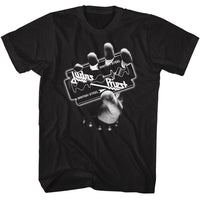 Thumbnail for JUDAS PRIEST-JUDAS PRIEST MONOCHROME RAZOR-BLACK ADULT S/S TSHIRT