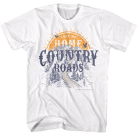 Thumbnail for JOHN DENVER-JOHN DENVER TAKE ME HOME COUNTRY ROADS-WHITE ADULT S/S TSHIRT