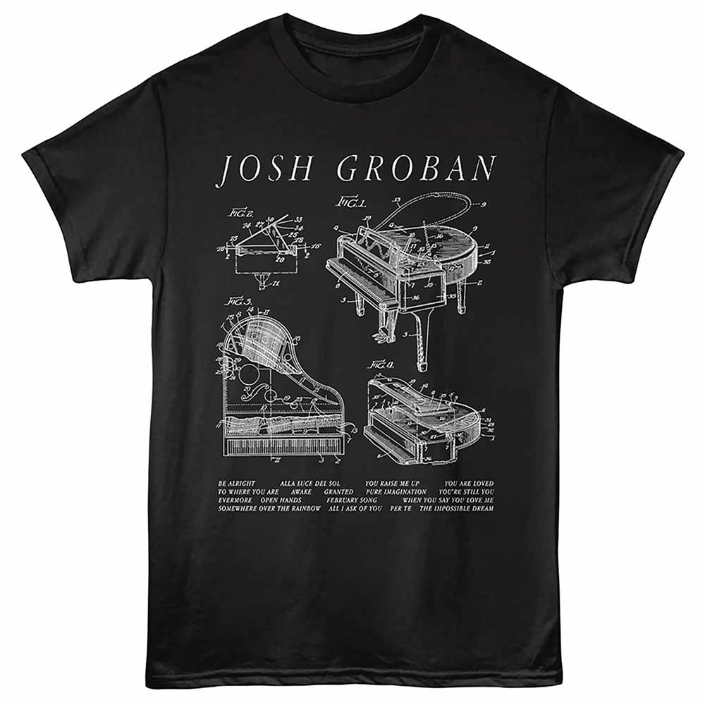 Josh Groban - Josh Groban Piano T-Shirt