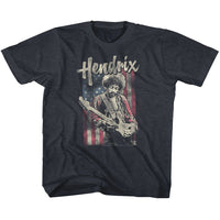 Thumbnail for JIMI HENDRIX-FLAG HENDRIX-VINTAGE NAVY TODDLER S/S TSHIRT
