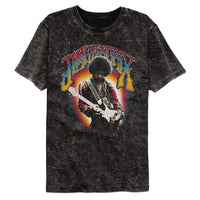 Thumbnail for JIMI HENDRIX-JIMI HENDRIX-MINERAL WASH BLACK ADULT S/S TSHIRT