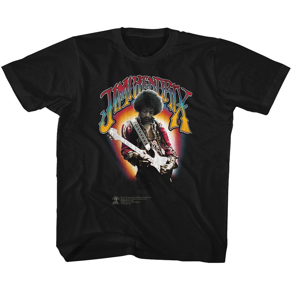 JIMI HENDRIX-JIMI HENDRIX-BLACK TODDLER S/S TSHIRT