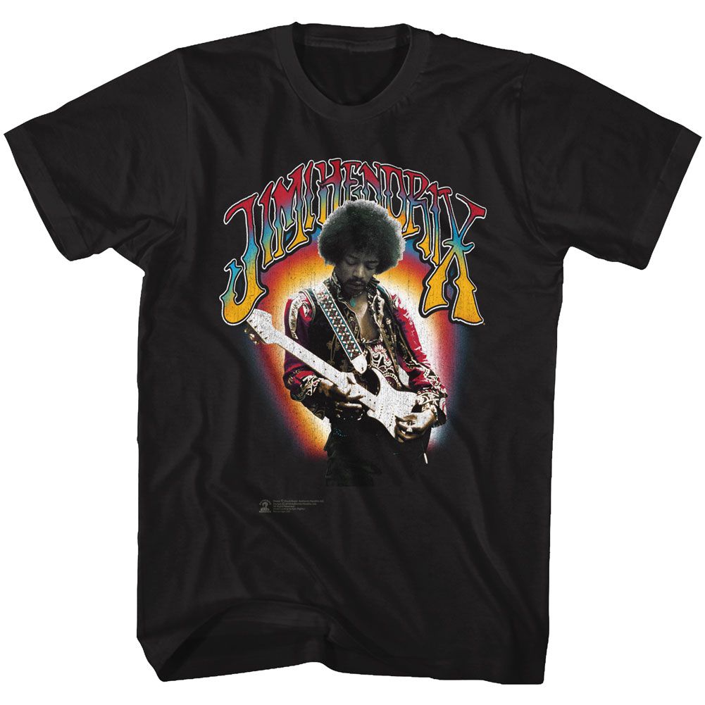 JIMI HENDRIX-JIMI HENDRIX-BLACK ADULT S/S TSHIRT