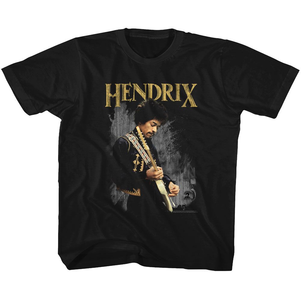 JIMI HENDRIX-HENDIRX-BLACK YOUTH S/S TSHIRT
