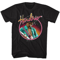 Thumbnail for JIMI HENDRIX-NEON-BLACK ADULT S/S TSHIRT