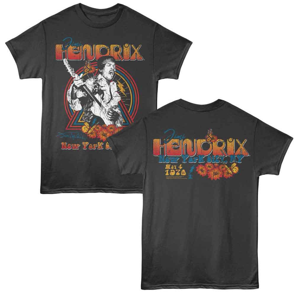 JIMI HENDRIX-JIMI HENDRIX NEW YORK 1970 F B-SMOKE ADULT S/S TSHIRT ***F&B***