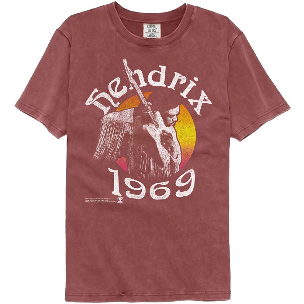 JIMI HENDRIX-JIMI HENDRIX HENDRIX 69-BRICK ADULT S/S COMFORT COLOR TSHIRT