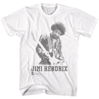 Thumbnail for JIMI HENDRIX-GHOST JIMI-WHITE ADULT S/S TSHIRT