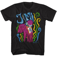 Thumbnail for JIMI HENDRIX-PSYCHADELIC-BLACK ADULT S/S TSHIRT