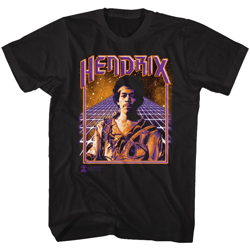 JIMI HENDRIX-SPACEMAN JIMI-BLACK ADULT S/S TSHIRT