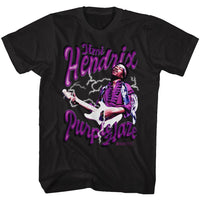 Thumbnail for JIMI HENDRIX-HAZY-BLACK ADULT S/S TSHIRT