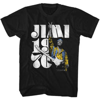Thumbnail for JIMI HENDRIX-PEACE JIMI-BLACK ADULT S/S TSHIRT