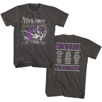 Thumbnail for JIMI HENDRIX-LIVE 1969-SMOKE ADULT S/S TSHIRT