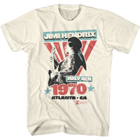 Thumbnail for JIMI HENDRIX-ATLANTA-NATURAL ADULT S/S TSHIRT