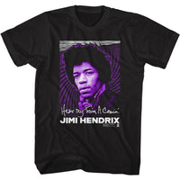 Thumbnail for JIMI HENDRIX-HEAR MY TRAIN A COMIN-BLACK ADULT S/S TSHIRT
