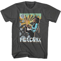 Thumbnail for JIMI HENDRIX-JIMI HENDRIX BUBBLES-SMOKE ADULT S/S TSHIRT