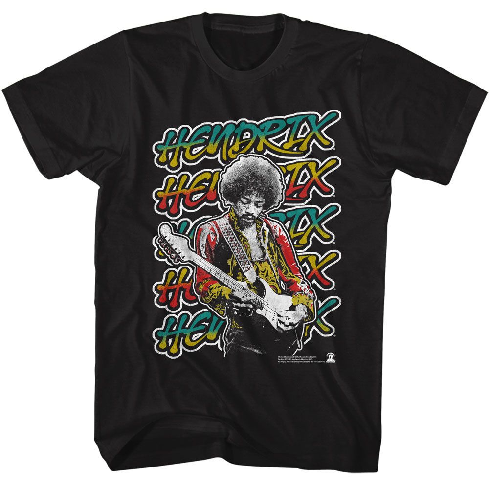 JIMI HENDRIX-JIMI HENDRIX BOLD AS JIMI-BLACK ADULT S/S TSHIRT