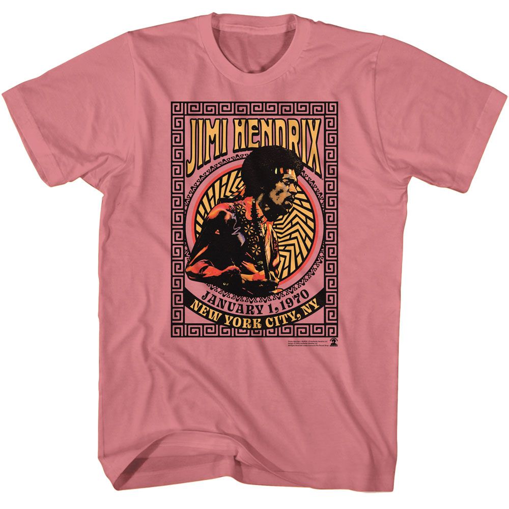JIMI HENDRIX-JIMI HENDRIX ELABORATE FRAME-MAUVELOUS ADULT S/S TSHIRT
