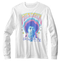Thumbnail for JIMI HENDRIX-JIMI HENDRIX PASTEL BOTH SIDES OF THE SKY-WHITE ADULT L/S TSHIRT