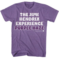 Thumbnail for JIMI HENDRIX-JIMI HENDRIX PURPLE HAZE-PURPLE HEATHER ADULT S/S TSHIRT