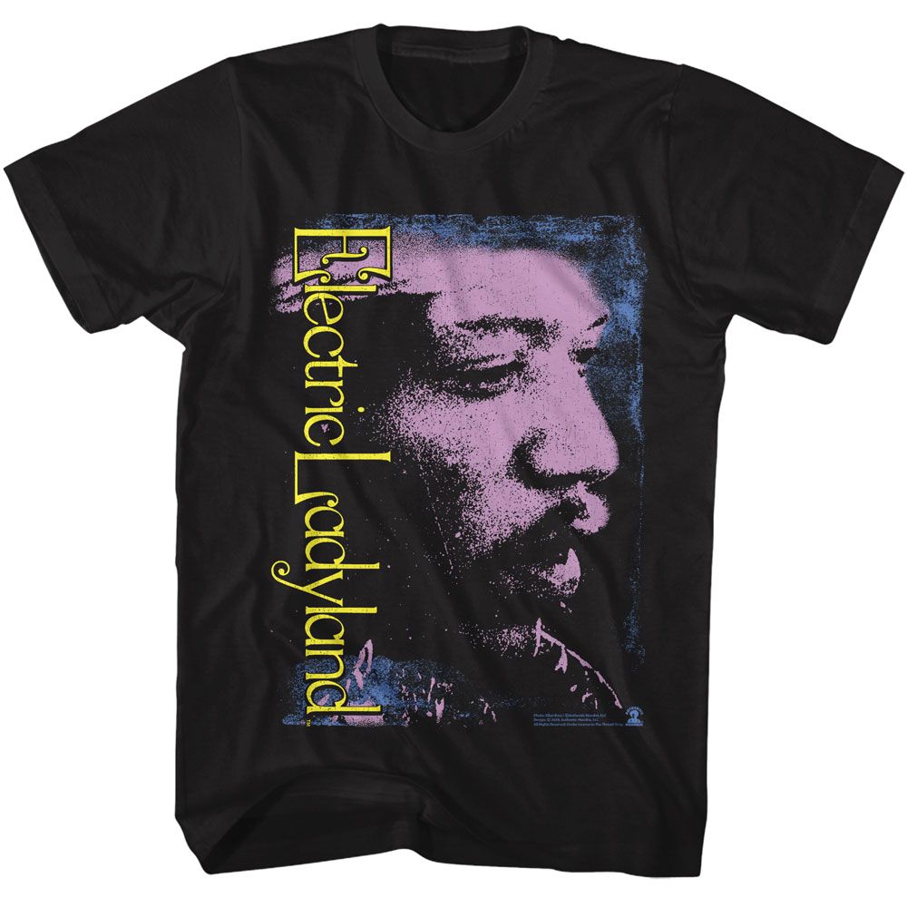 JIMI HENDRIX-JIMI HENDRIX ELECTRIC LADYLAND-BLACK ADULT S/S TSHIRT