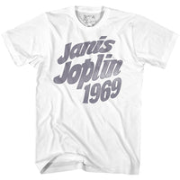 Thumbnail for JANIS JOPLIN-JJ67-WHITE ADULT S/S TSHIRT
