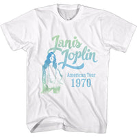 Thumbnail for JANIS JOPLIN-GRADIENT-WHITE ADULT S/S TSHIRT
