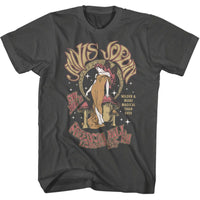 Thumbnail for JANIS JOPLIN-JANIS JOPLIN FAIRY AND MOON-SMOKE ADULT S/S TSHIRT