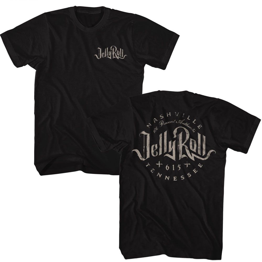 JELLY ROLL-JELLY ROLL 2 SIDED-BLACK ADULT S/S TSHIRT