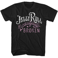 Thumbnail for JELLY ROLL-JELLY ROLL BEAUTIFULLY BROKEN PAINTED-BLACK ADULT S/S TSHIRT