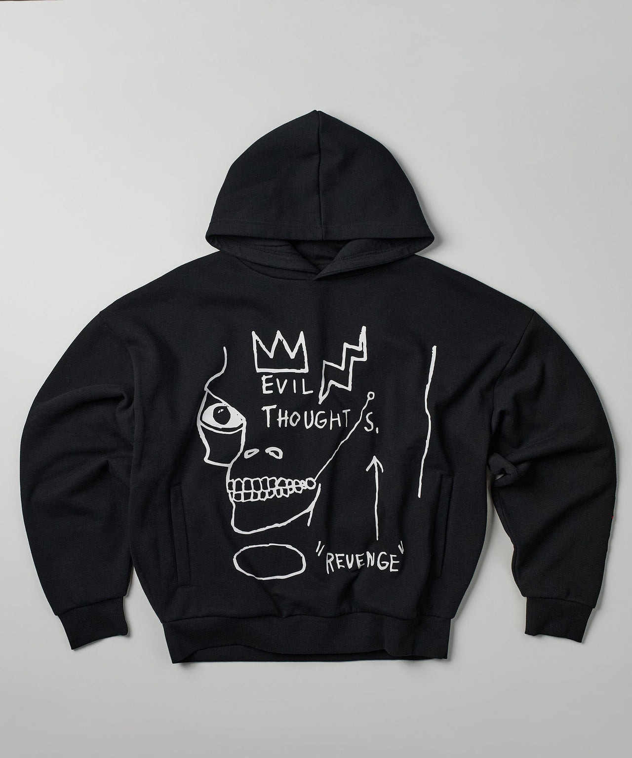 Basquiat Evil Thoughts Hoodie