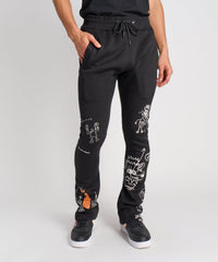 Thumbnail for Basquiat World Famous Flare Pant