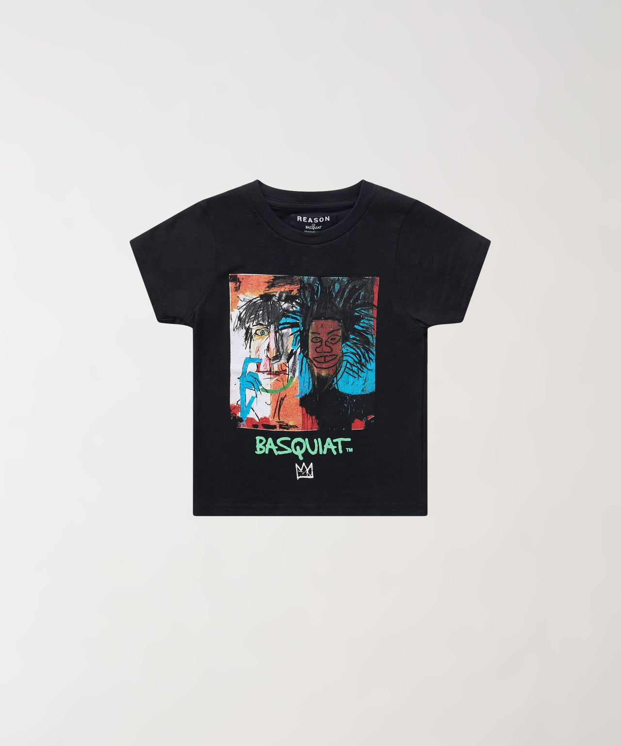 Basquiat Warhol Kid's Graphic Short Sleeve T-Shirt