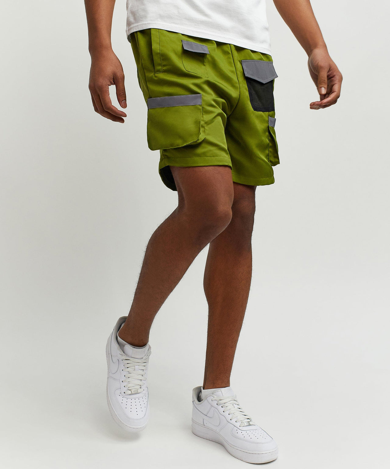Multi Pocket Nylon Cargo Short