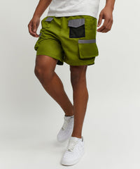 Thumbnail for Multi Pocket Nylon Cargo Short